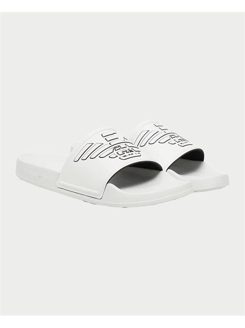 Sliders uomo Emporio Armani con maxi logo EMPORIO ARMANI | XVPS11-XR273T680